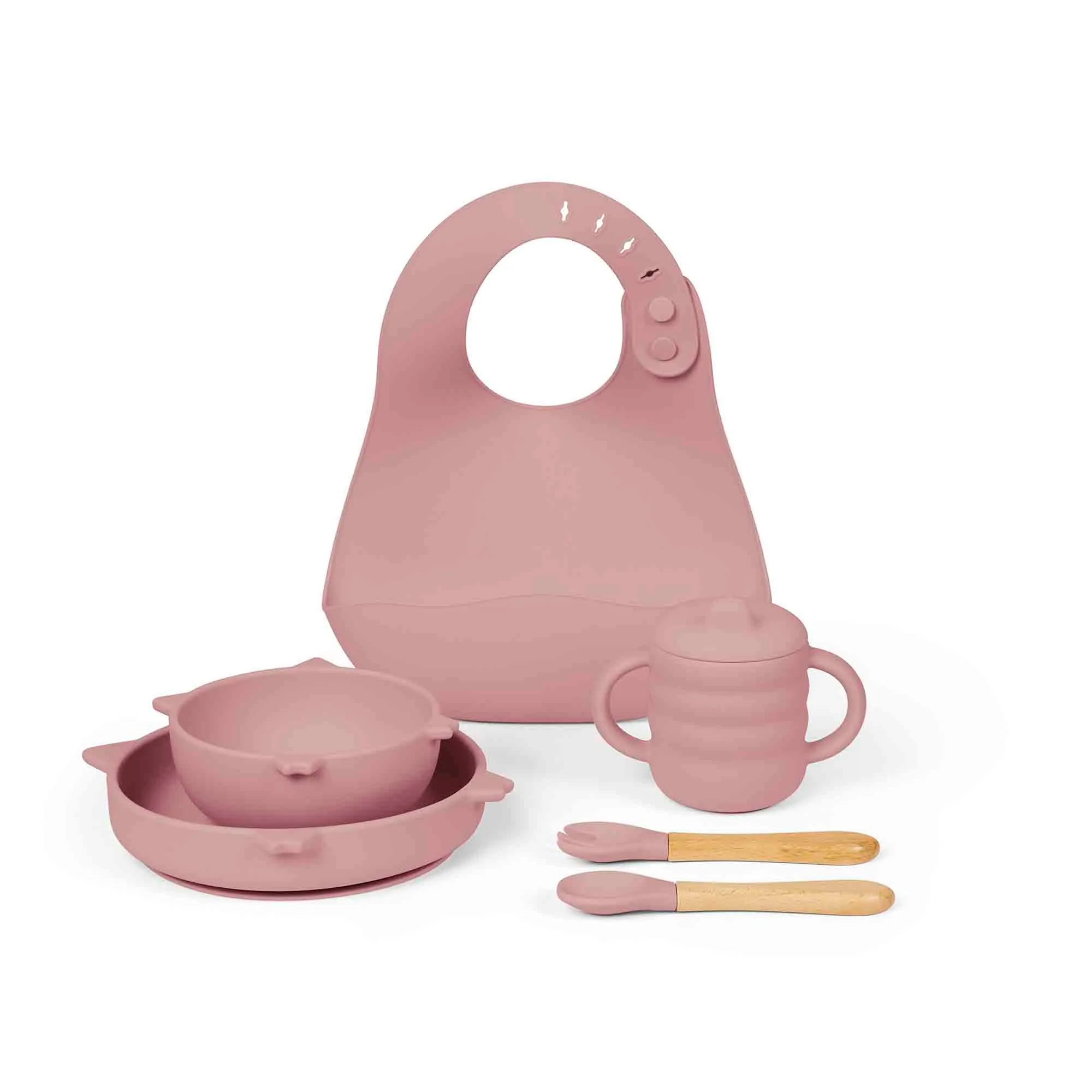 6 Piece Silicone Feeding Set - Image 3