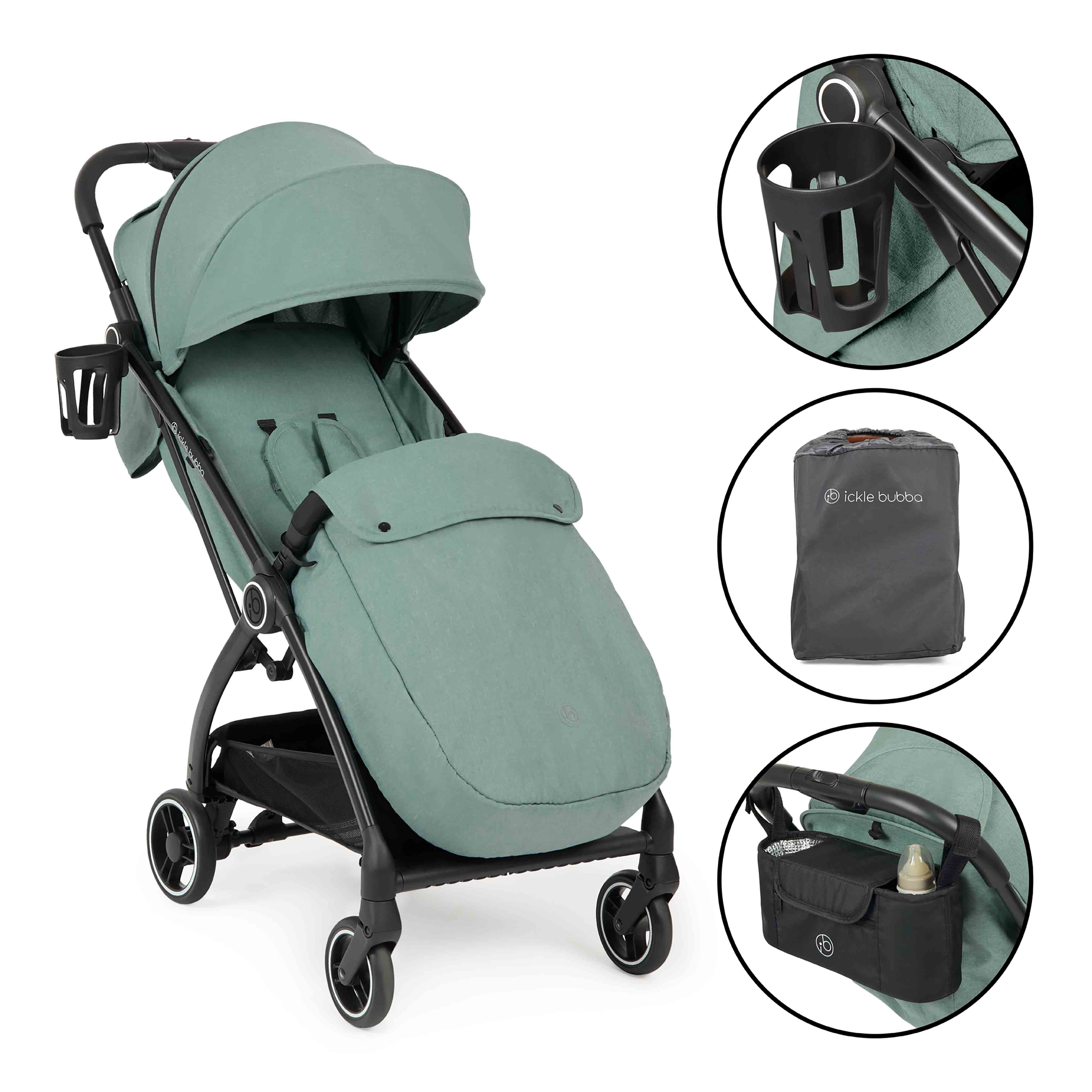 Aries Prime Auto-Fold Stroller - Image 4