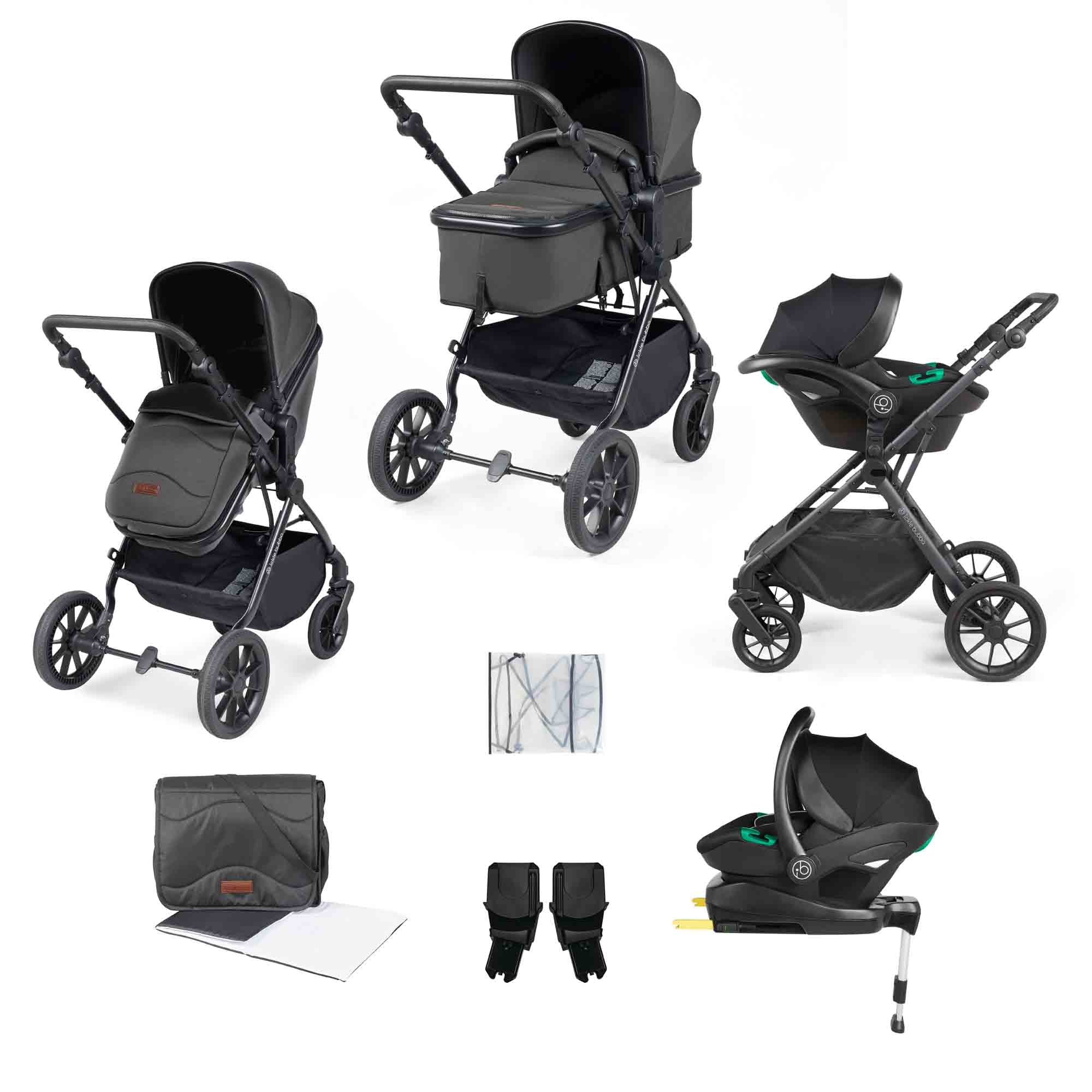 Cosmo 9 Piece Travel System with i-Size Stratus Car Seat & ISOFIX Base - Image 4