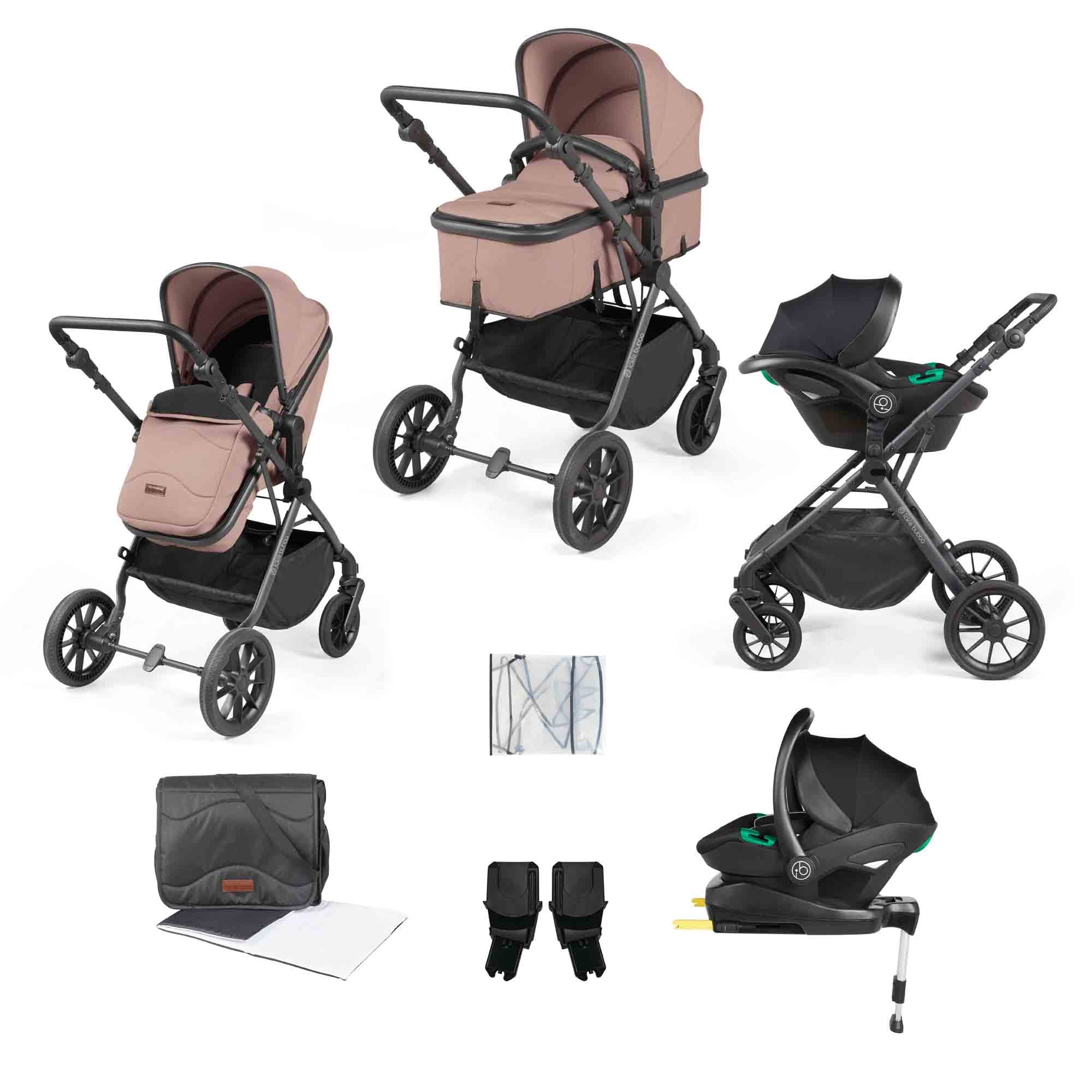 Cosmo 9 Piece Travel System with i-Size Stratus Car Seat & ISOFIX Base - Image 6