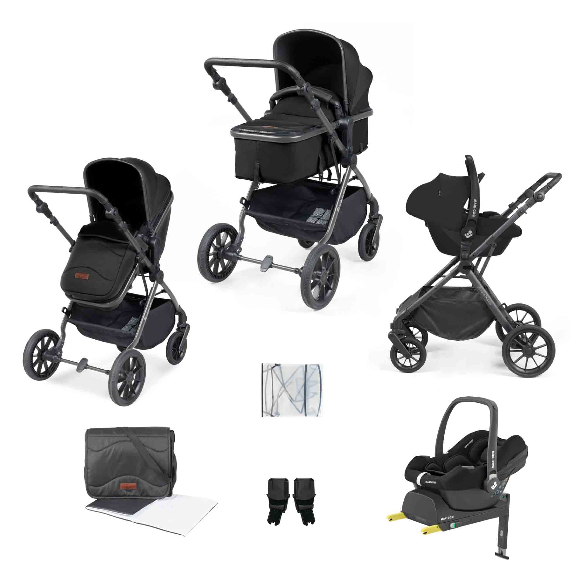 Cosmo 9 Piece Travel System with Maxi-Cosi Cabriofix i-Size Car Seat & ISOFIX Base - Image 5