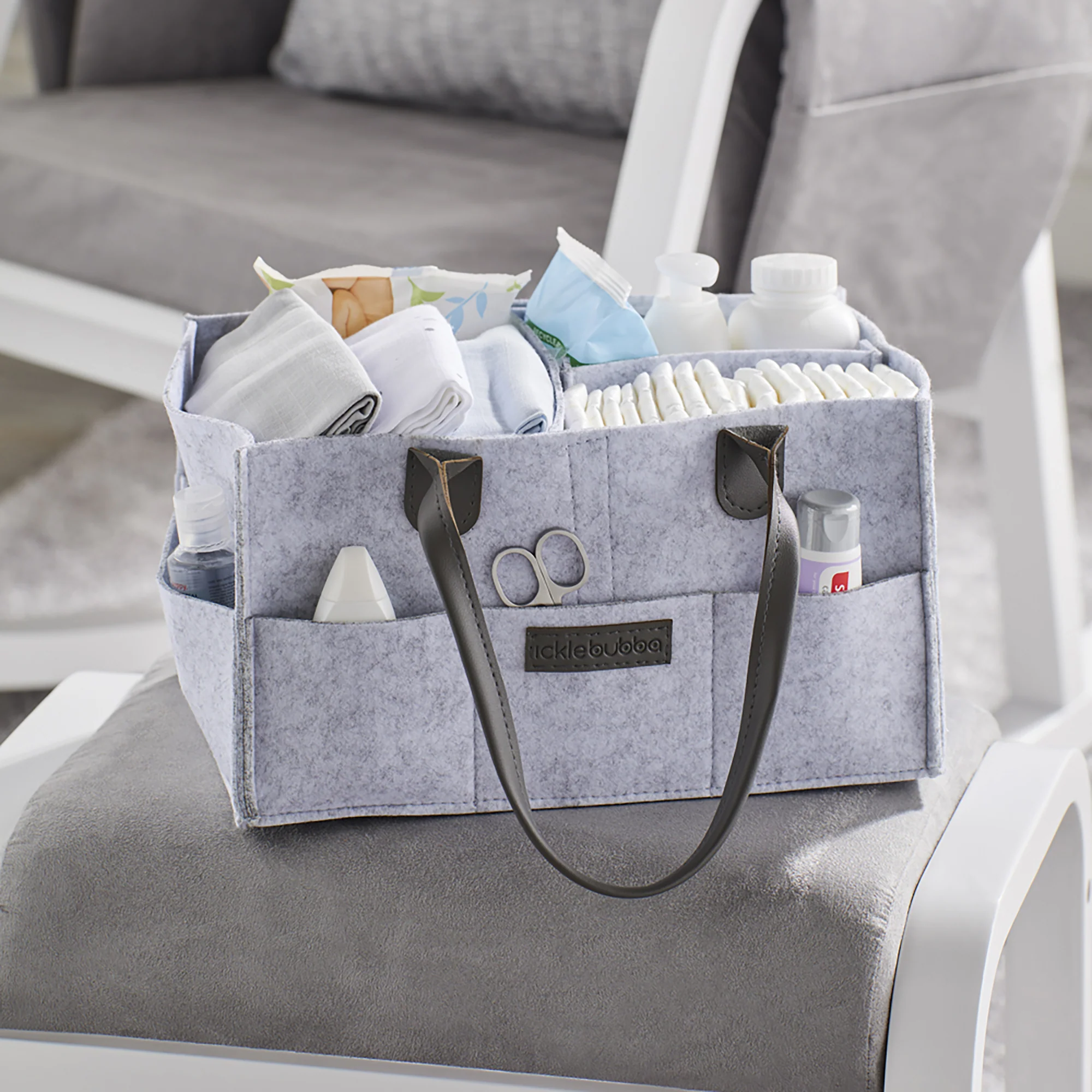 Portable Organiser Caddy - Grey - Image 4