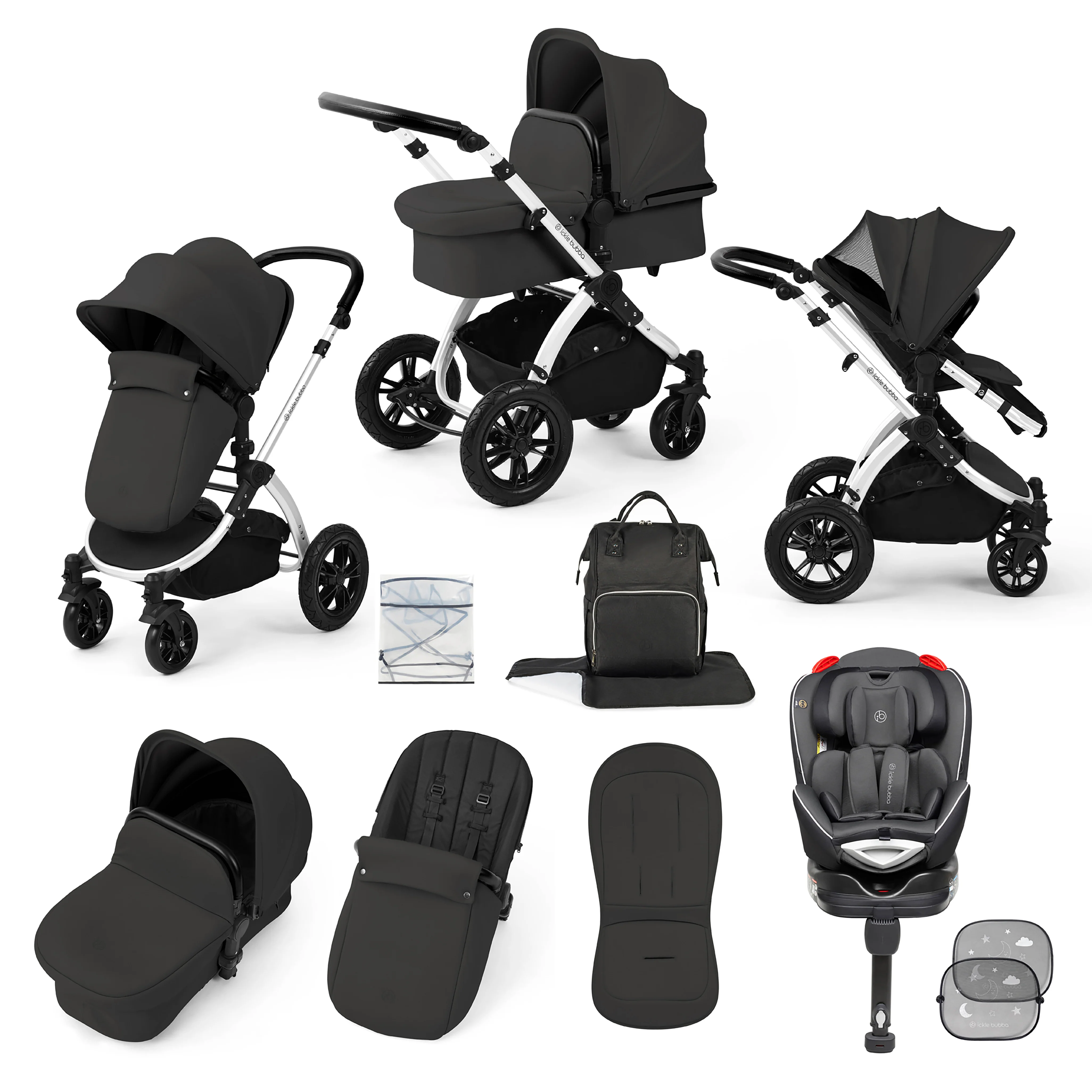 Stomp Luxe 10 Piece Travel System with Radial Car Seat - Image 11