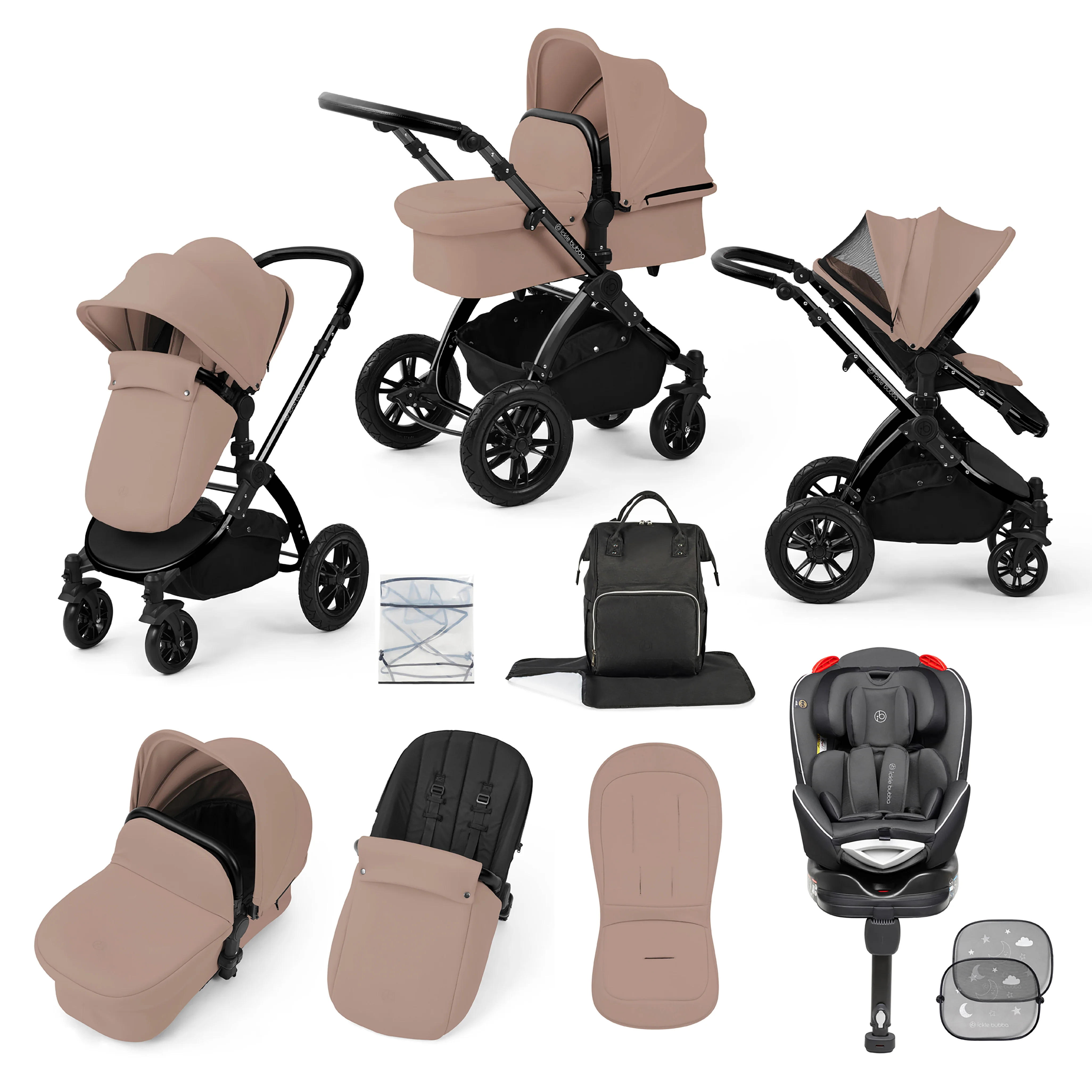 Stomp Luxe 10 Piece Travel System with Radial Car Seat - Image 17