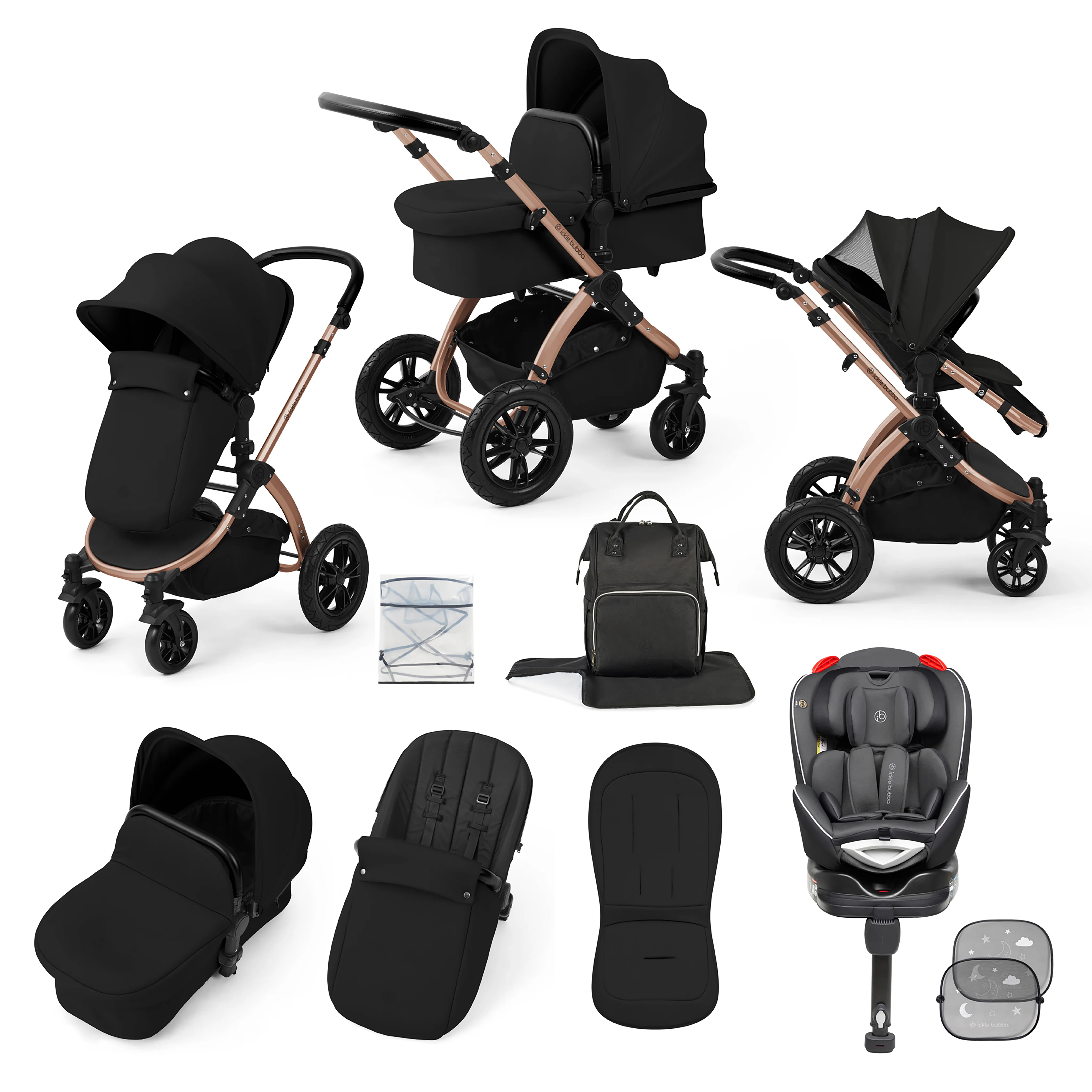 Stomp Luxe 10 Piece Travel System with Radial Car Seat - Image 20