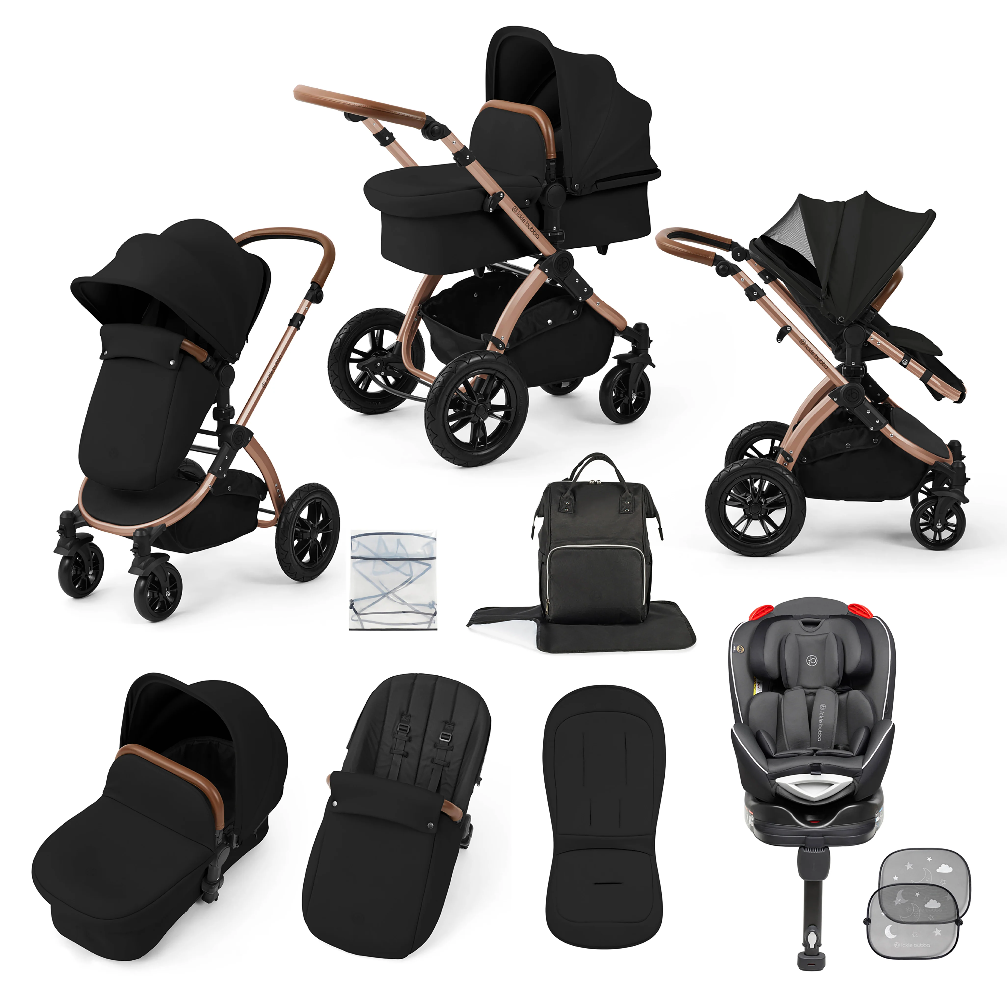 Stomp Luxe 10 Piece Travel System with Radial Car Seat - Image 21