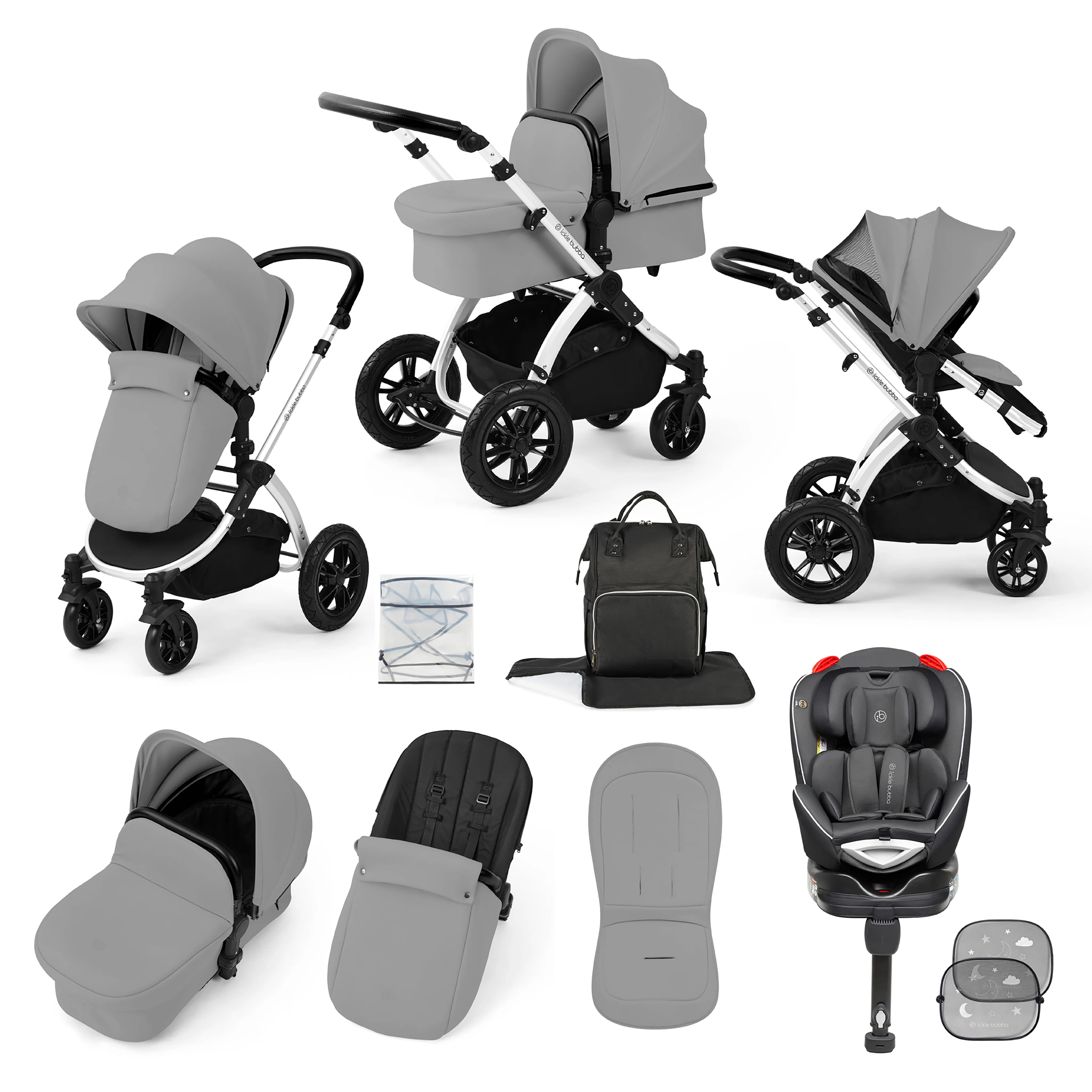 Stomp Luxe 10 Piece Travel System with Radial Car Seat - Image 7