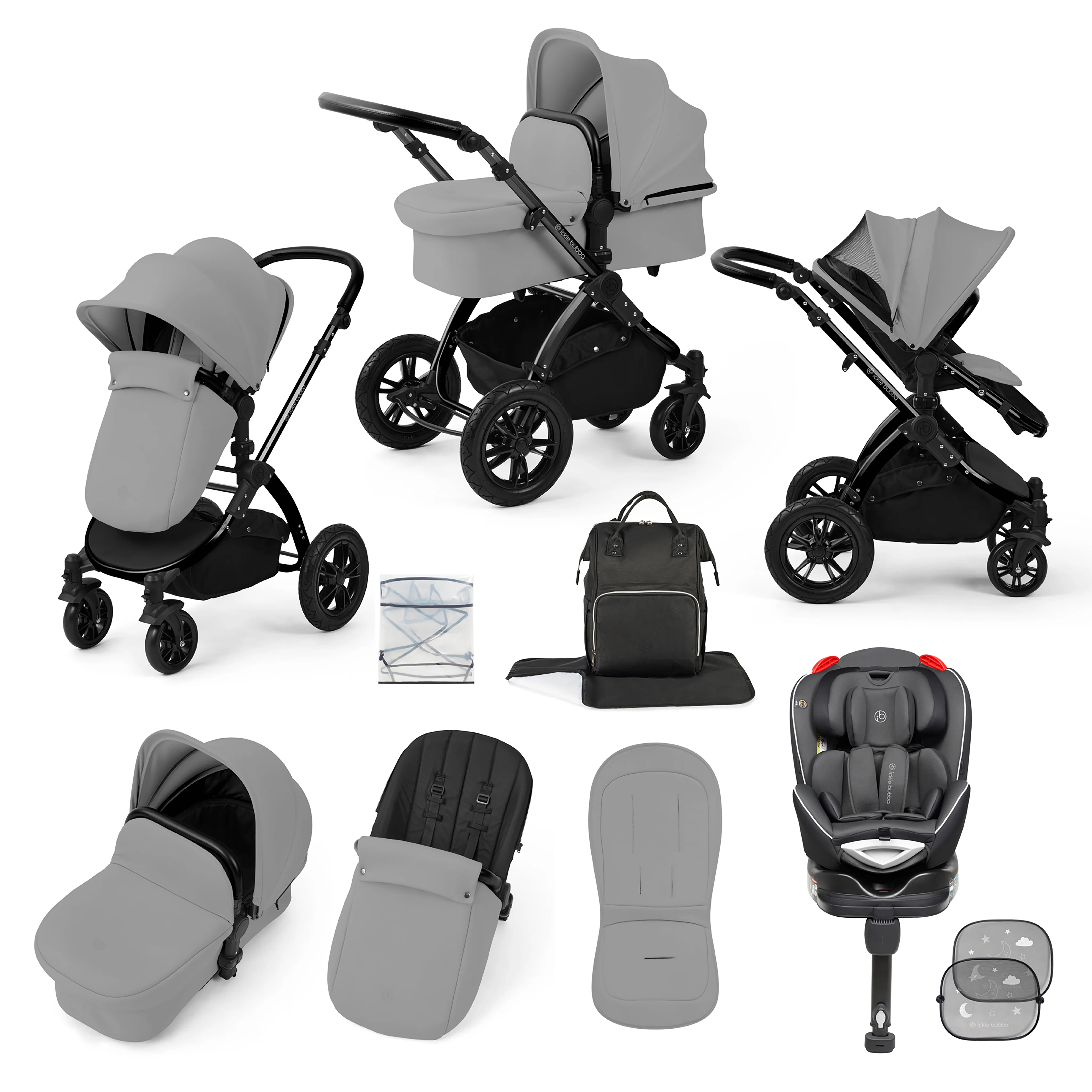 Stomp Luxe 10 Piece Travel System with Radial Car Seat - Image 9
