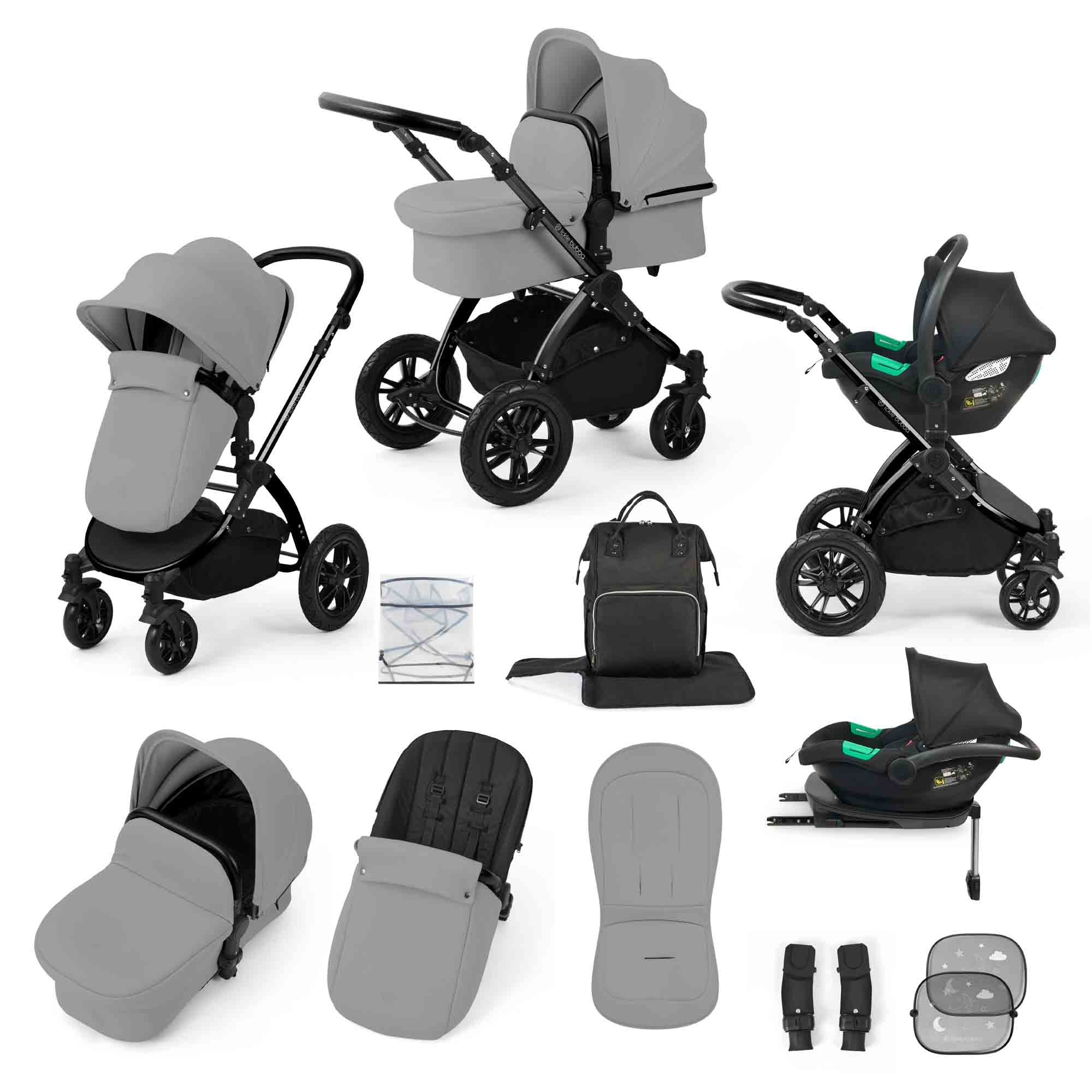 Stomp Luxe 12 Piece Travel System with i-Size Cirrus Car Seat & ISOFIX Base - Image 10