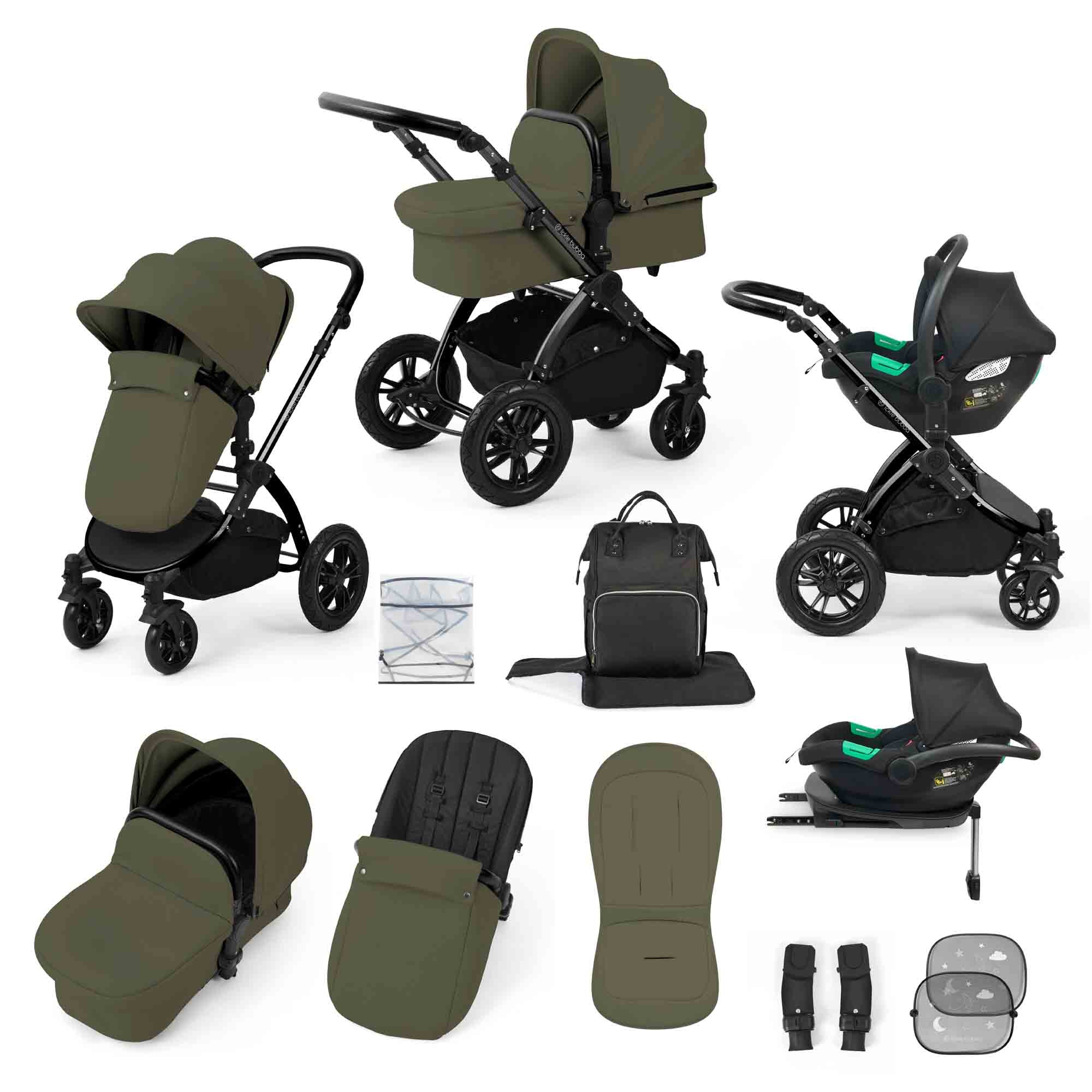 Stomp Luxe 12 Piece Travel System with i-Size Cirrus Car Seat & ISOFIX Base - Image 20