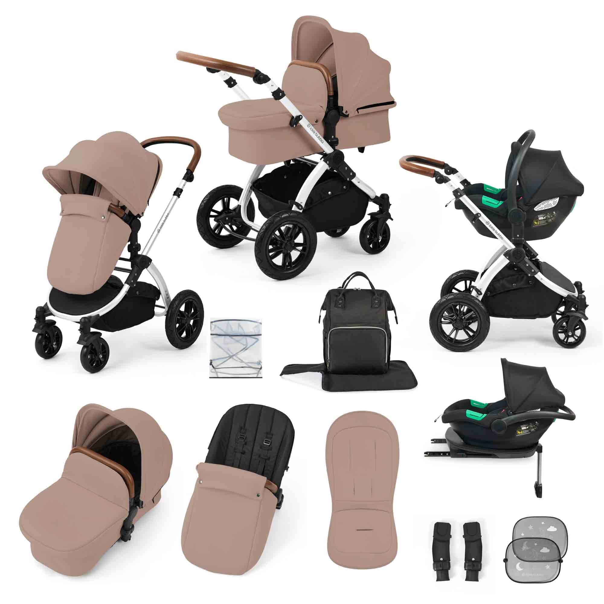 Stomp Luxe 12 Piece Travel System with i-Size Cirrus Car Seat & ISOFIX Base - Image 3