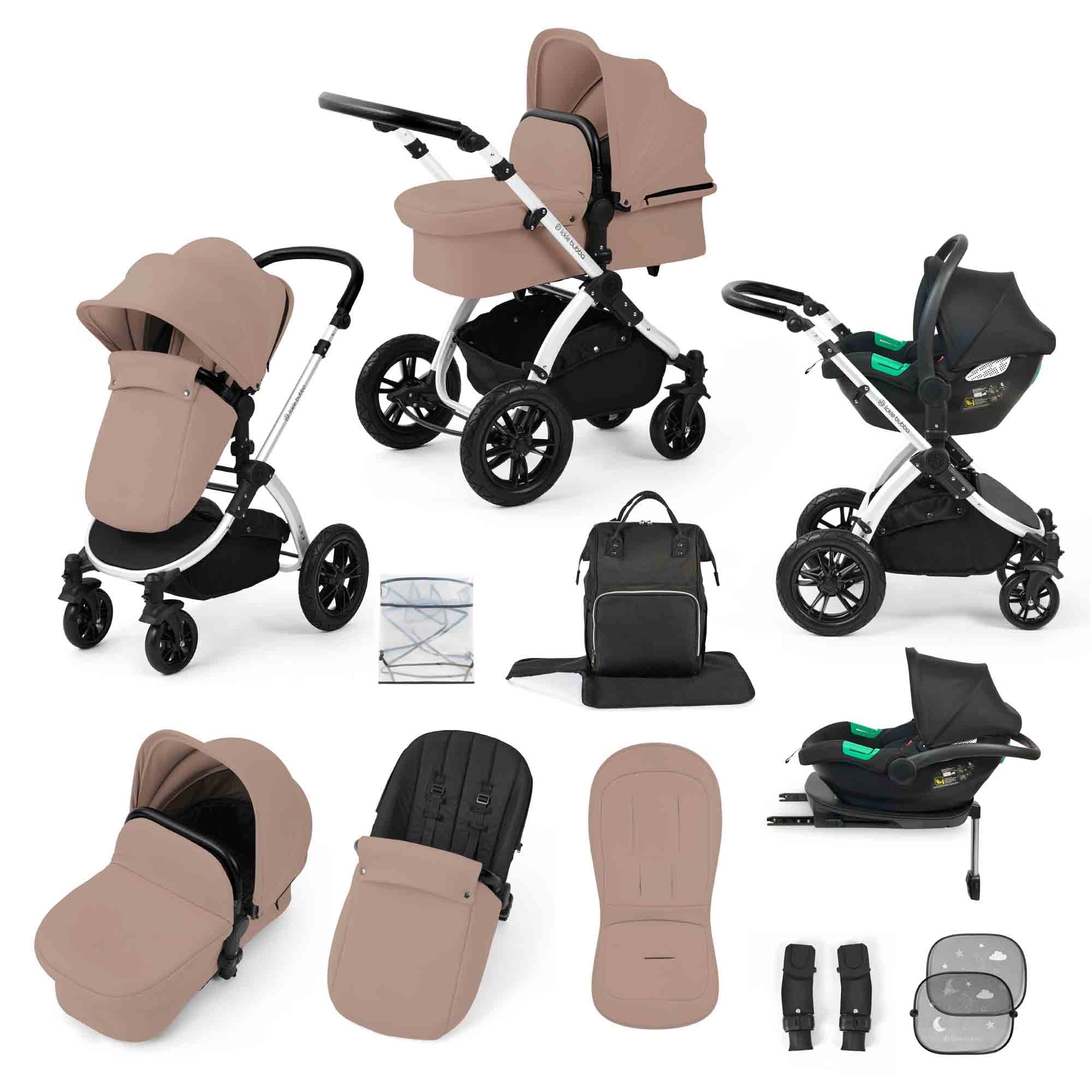 Stomp Luxe 12 Piece Travel System with i-Size Cirrus Car Seat & ISOFIX Base - Image 4