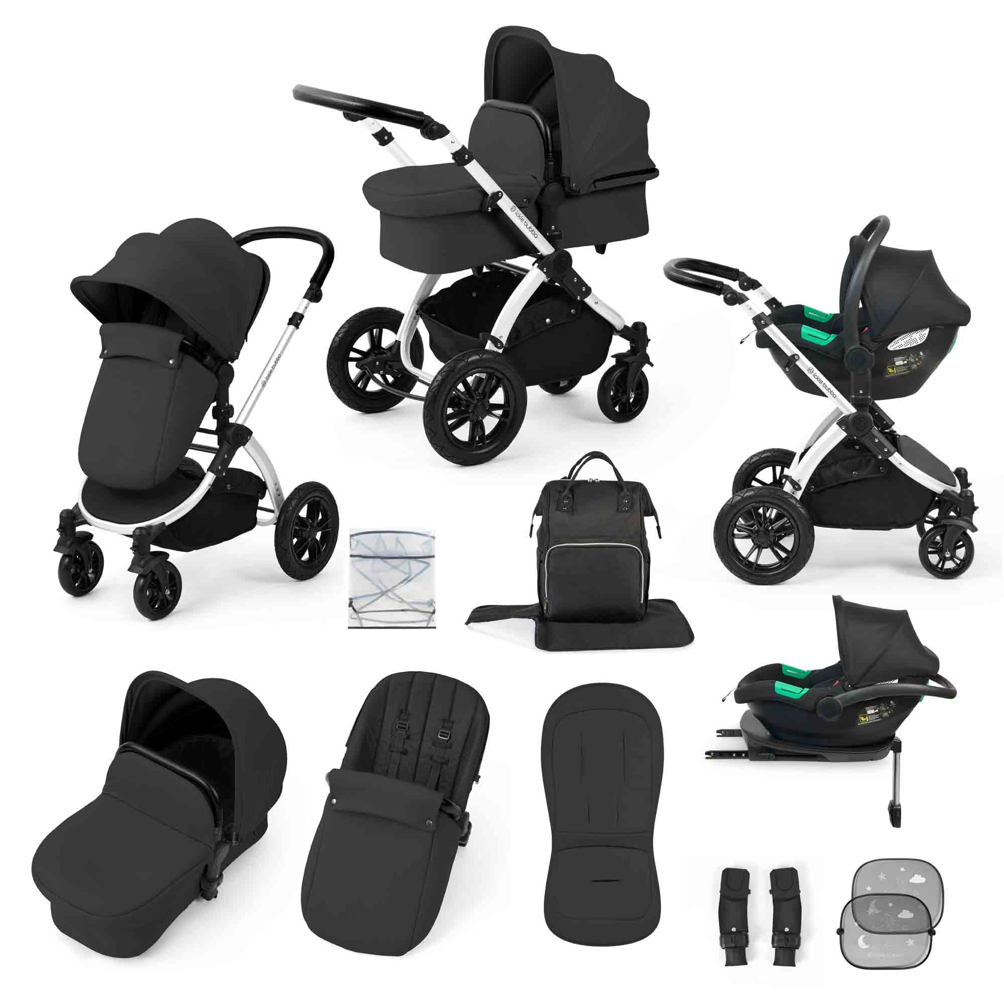 Stomp Luxe 12 Piece Travel System with i-Size Cirrus Car Seat & ISOFIX Base - Image 6