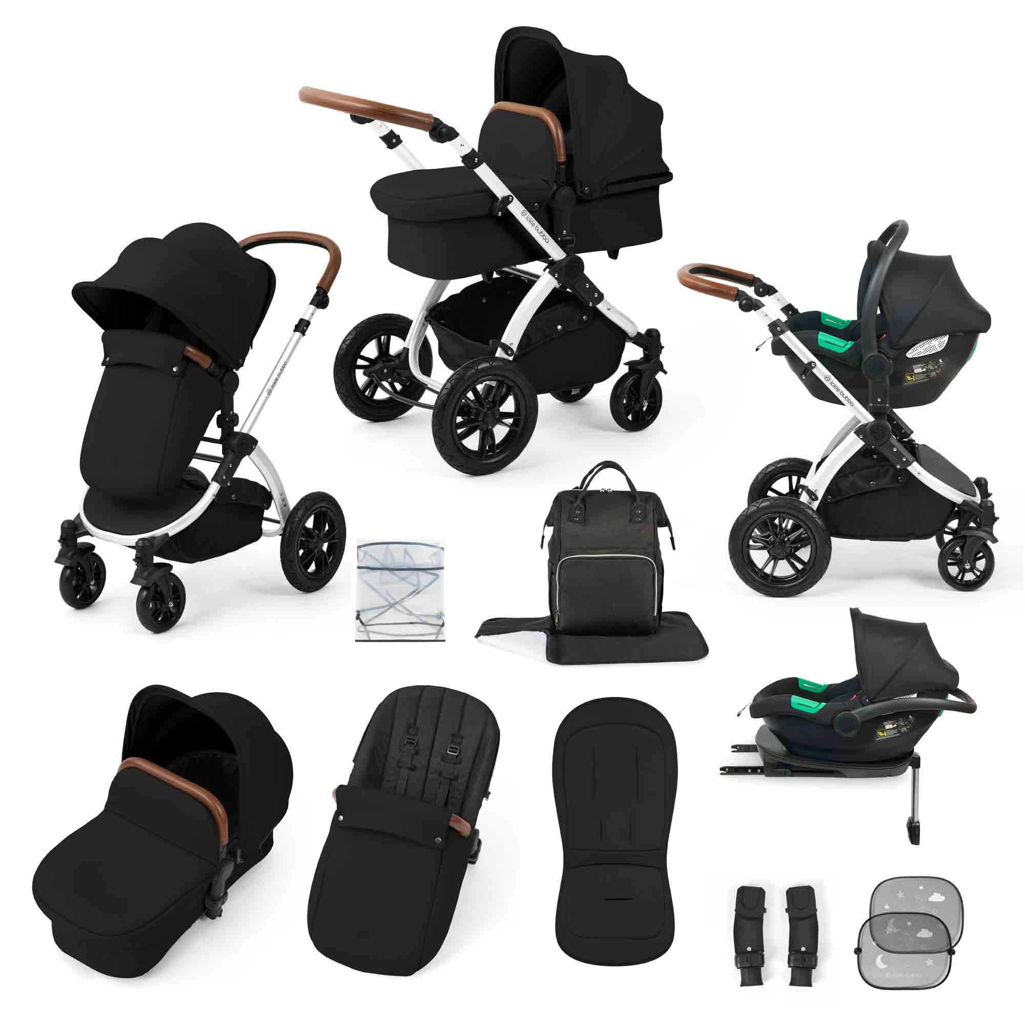 Stomp Luxe 12 Piece Travel System with i-Size Cirrus Car Seat & ISOFIX Base - Image 7