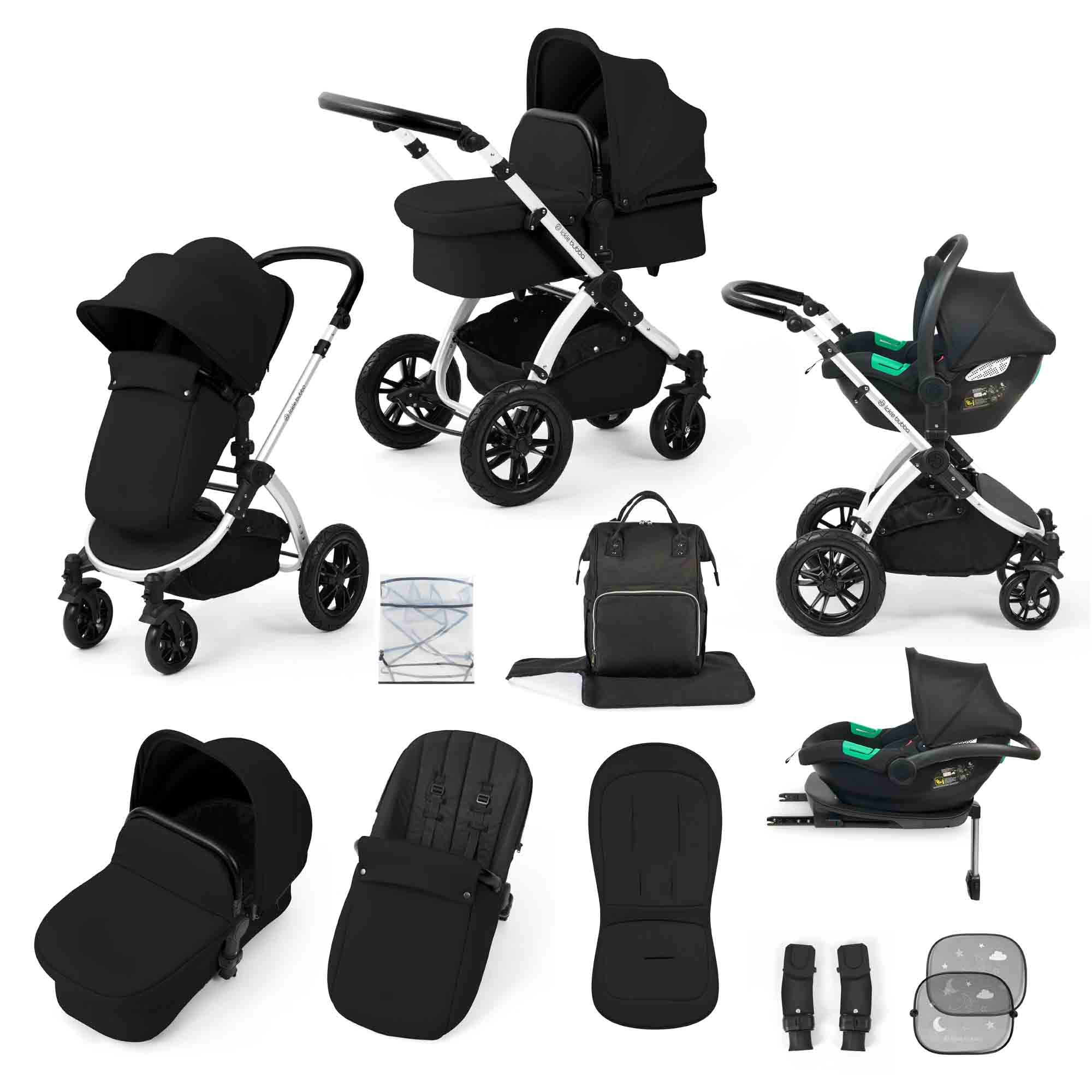 Stomp Luxe 12 Piece Travel System with i-Size Cirrus Car Seat & ISOFIX Base - Image 8