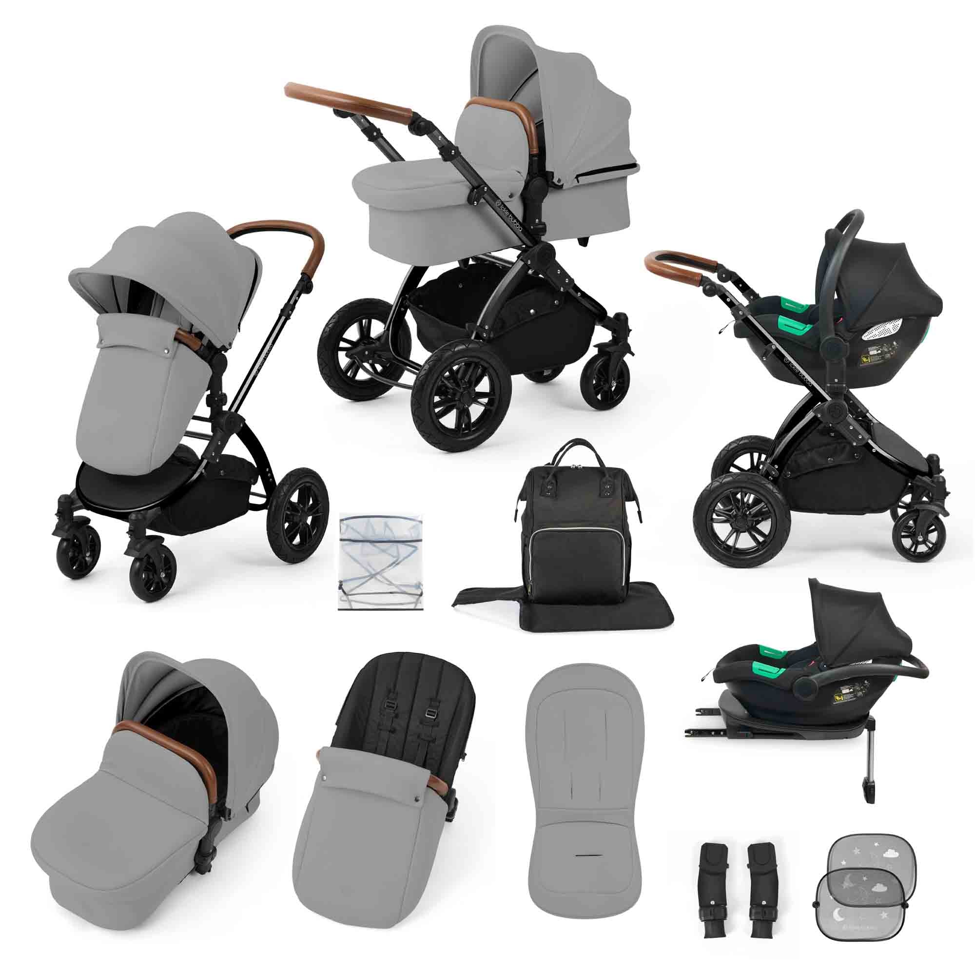 Stomp Luxe 12 Piece Travel System with i-Size Cirrus Car Seat & ISOFIX Base - Image 9