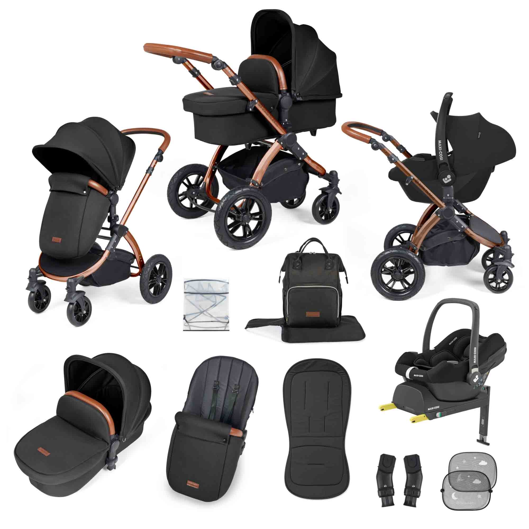 Stomp Luxe 12 Piece Travel System with Maxi-Cosi Cabriofix i-Size Car Seat & ISOFIX Base - Image 11