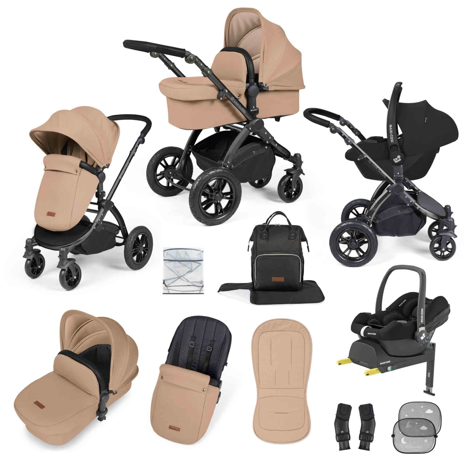 Stomp Luxe 12 Piece Travel System with Maxi-Cosi Cabriofix i-Size Car Seat & ISOFIX Base - Image 18