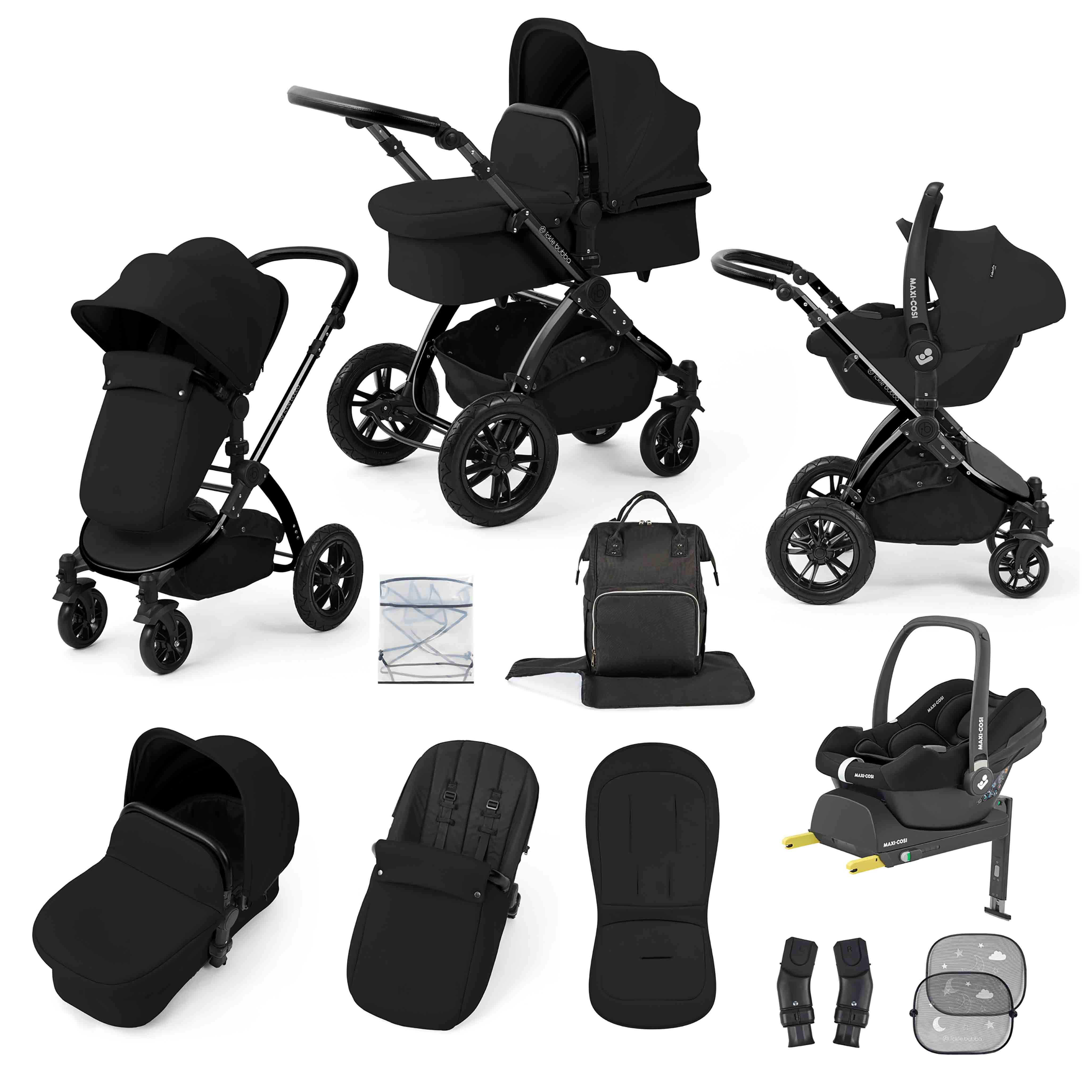 Stomp Luxe 12 Piece Travel System with Maxi-Cosi Cabriofix i-Size Car Seat & ISOFIX Base - Image 25