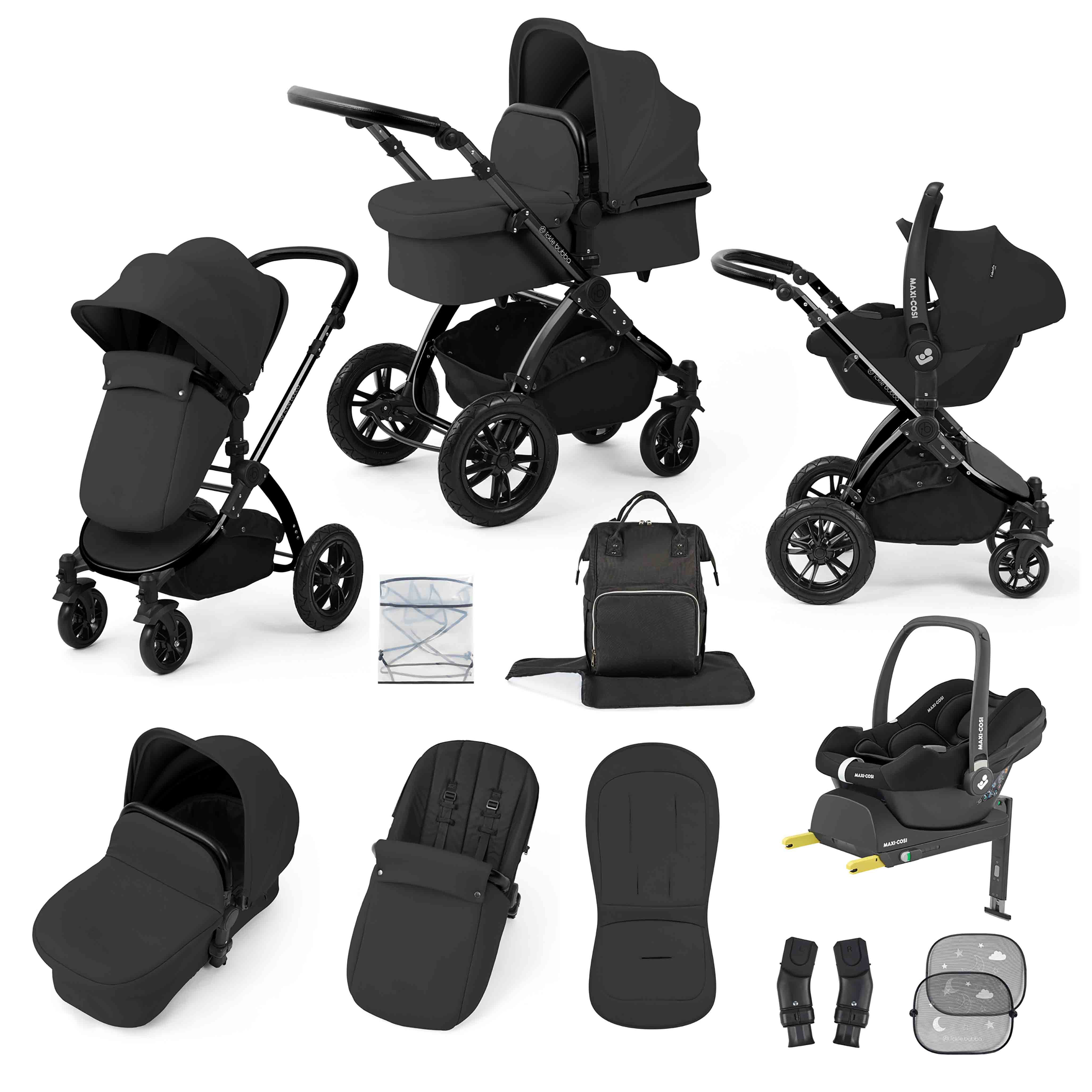 Stomp Luxe 12 Piece Travel System with Maxi-Cosi Cabriofix i-Size Car Seat & ISOFIX Base - Image 31