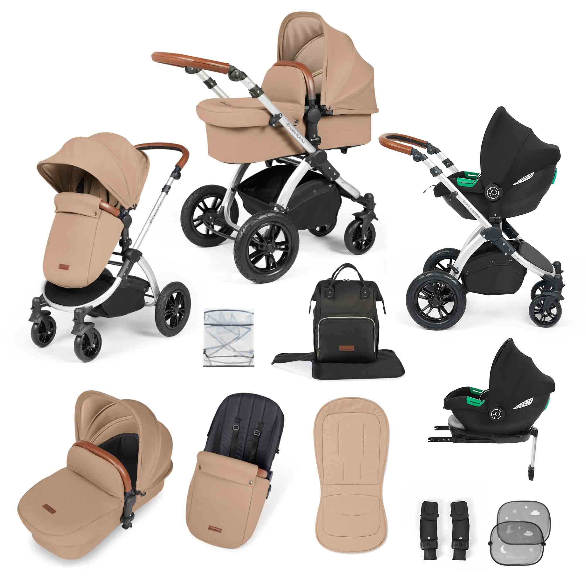 Stomp Luxe (2025 Version) 12 Piece Travel System with i-Size Cirrus Car Seat & ISOFIX Base. - Image 3