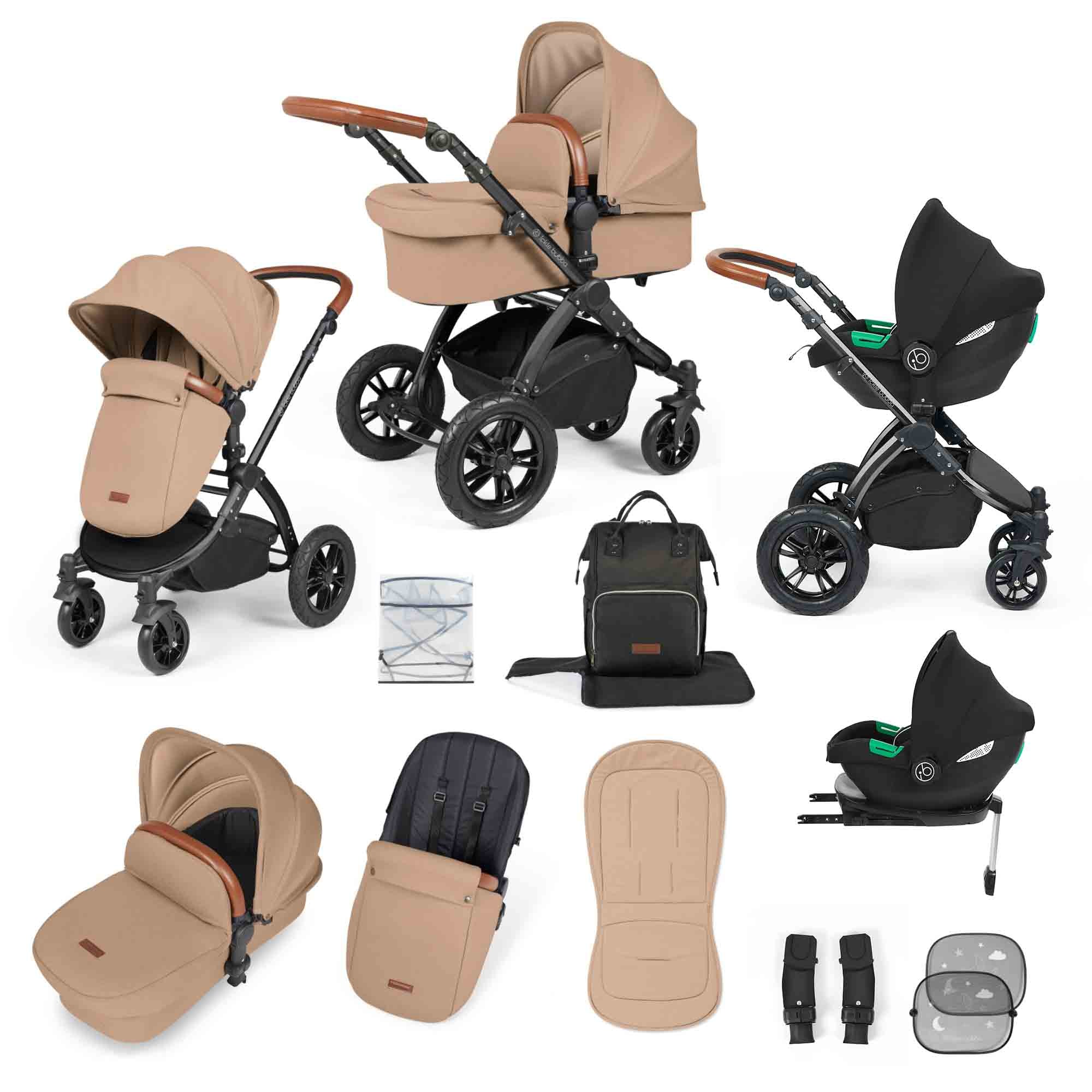 Stomp Luxe (2025 Version) 12 Piece Travel System with i-Size Cirrus Car Seat & ISOFIX Base. - Image 6
