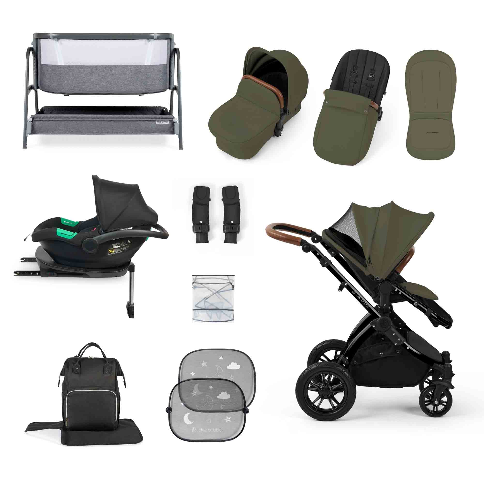 Stomp Luxe Cirrus I-Size Travel System & Home 14 Piece Bundle - Image 11