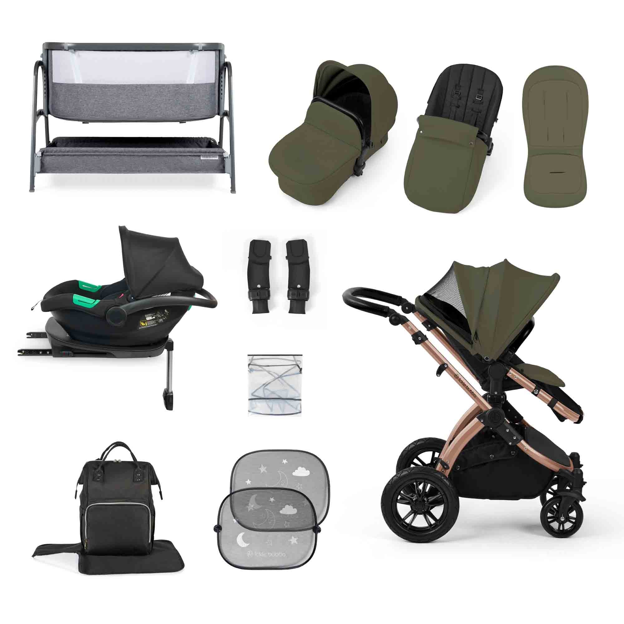 Stomp Luxe Cirrus I-Size Travel System & Home 14 Piece Bundle - Image 12