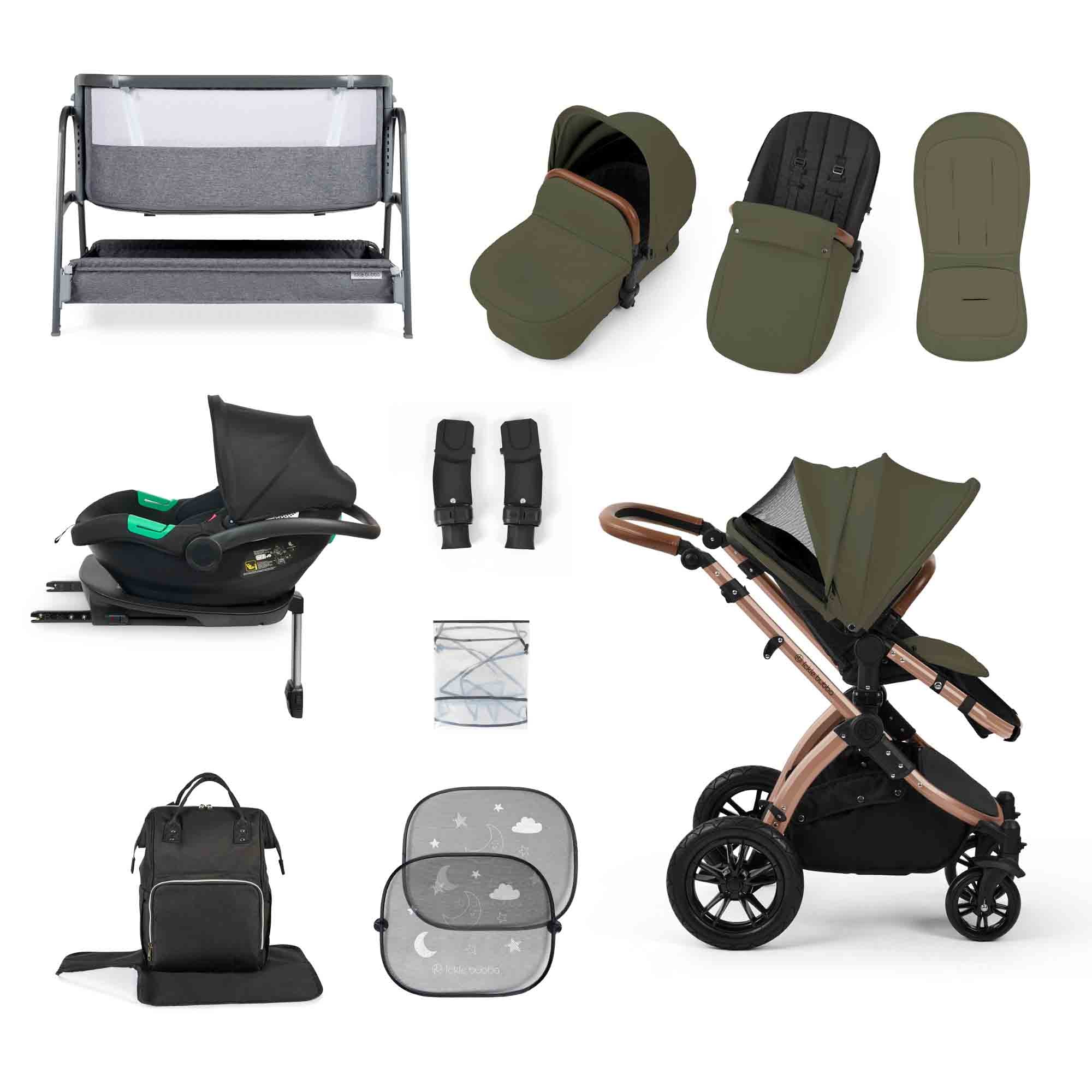 Stomp Luxe Cirrus I-Size Travel System & Home 14 Piece Bundle - Image 13