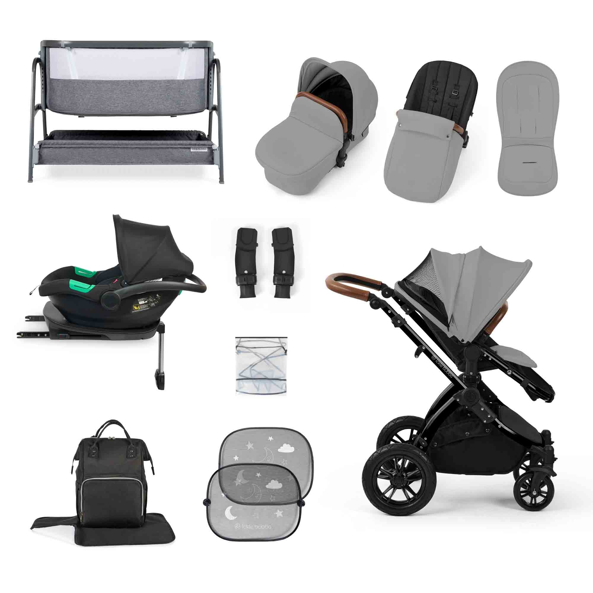 Stomp Luxe Cirrus I-Size Travel System & Home 14 Piece Bundle - Image 15
