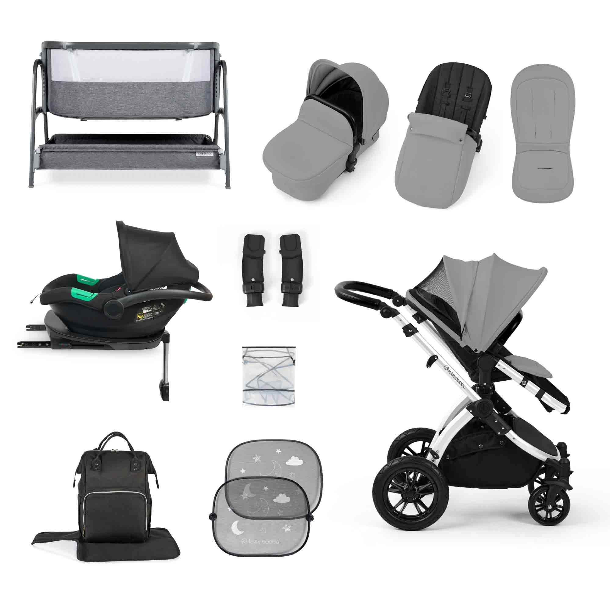 Stomp Luxe Cirrus I-Size Travel System & Home 14 Piece Bundle - Image 16
