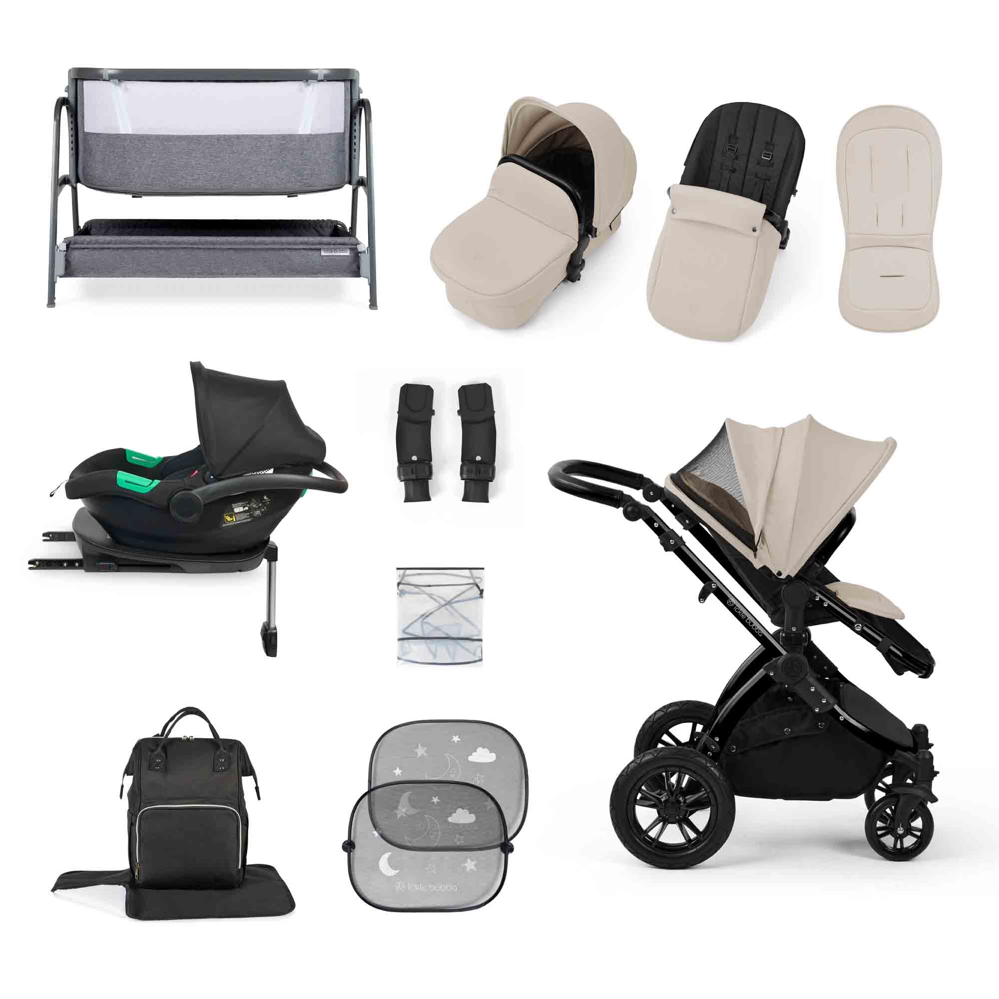 Stomp Luxe Cirrus I-Size Travel System & Home 14 Piece Bundle - Image 3