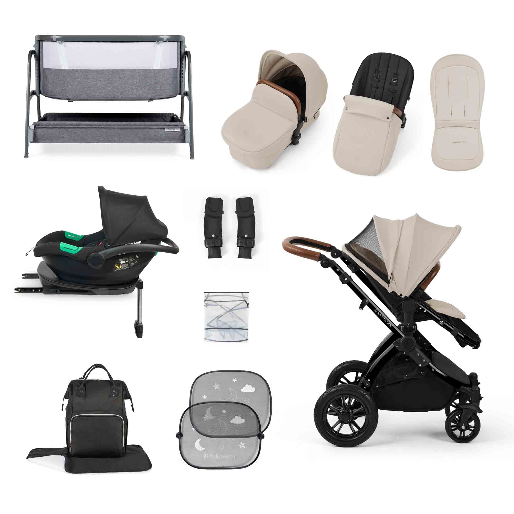 Stomp Luxe Cirrus I-Size Travel System & Home 14 Piece Bundle - Image 4