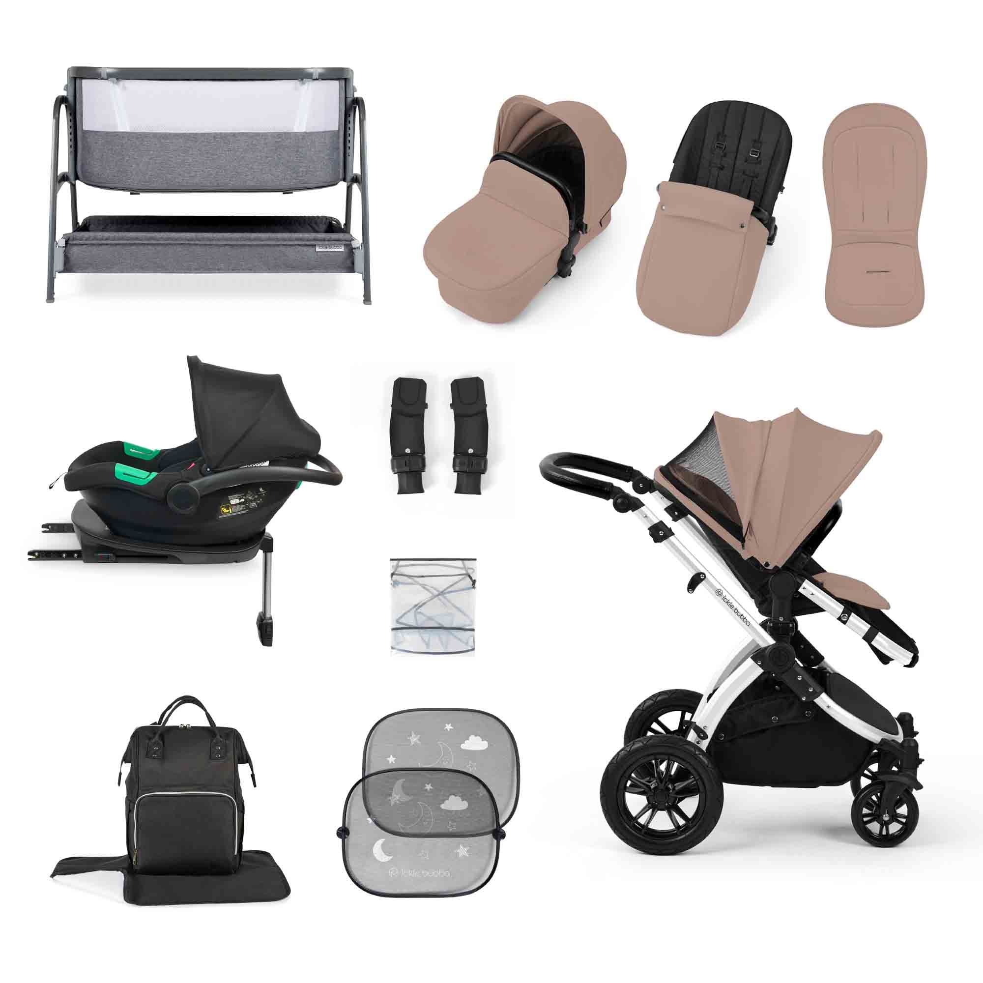 Stomp Luxe Cirrus I-Size Travel System & Home 14 Piece Bundle - Image 5