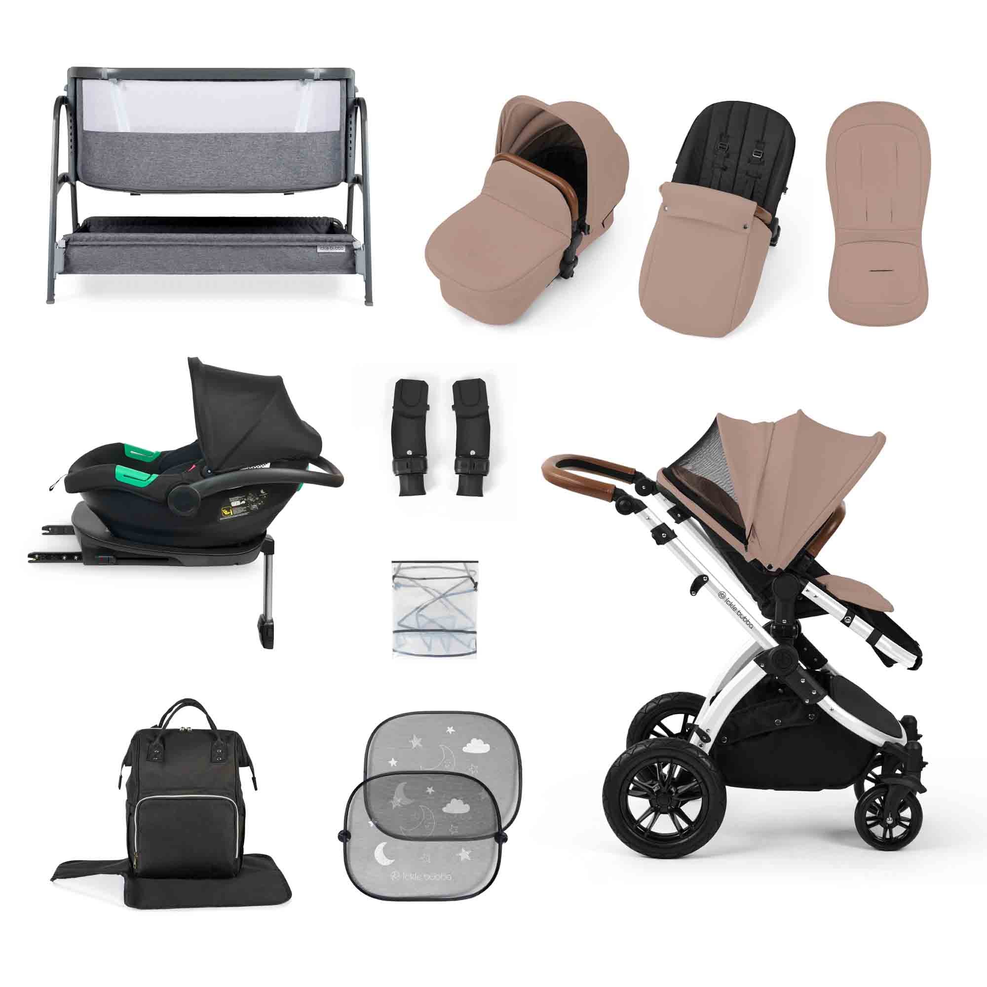 Stomp Luxe Cirrus I-Size Travel System & Home 14 Piece Bundle - Image 9