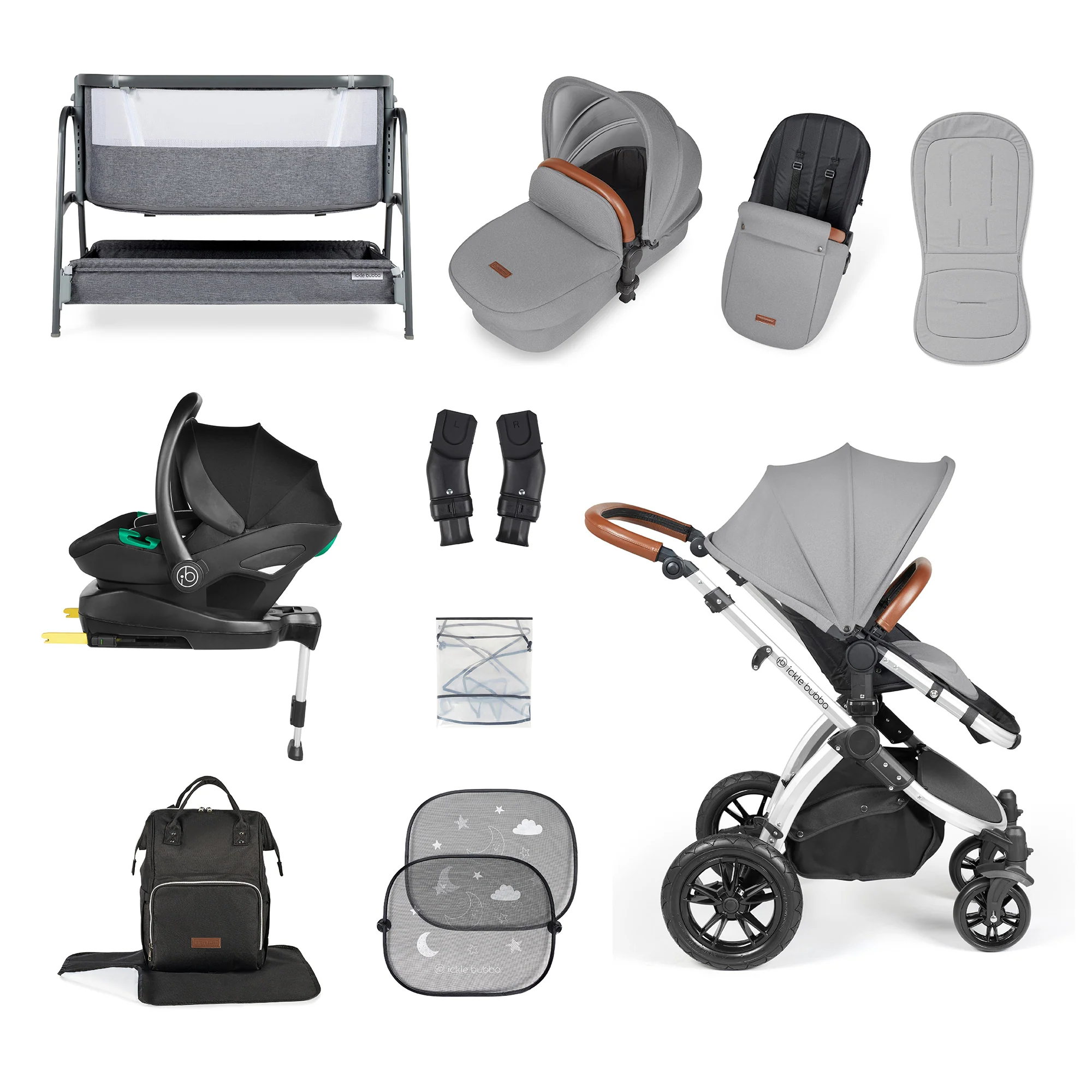 Stomp Luxe I-Size Travel System & Home 14 Piece Bundle - Image 17