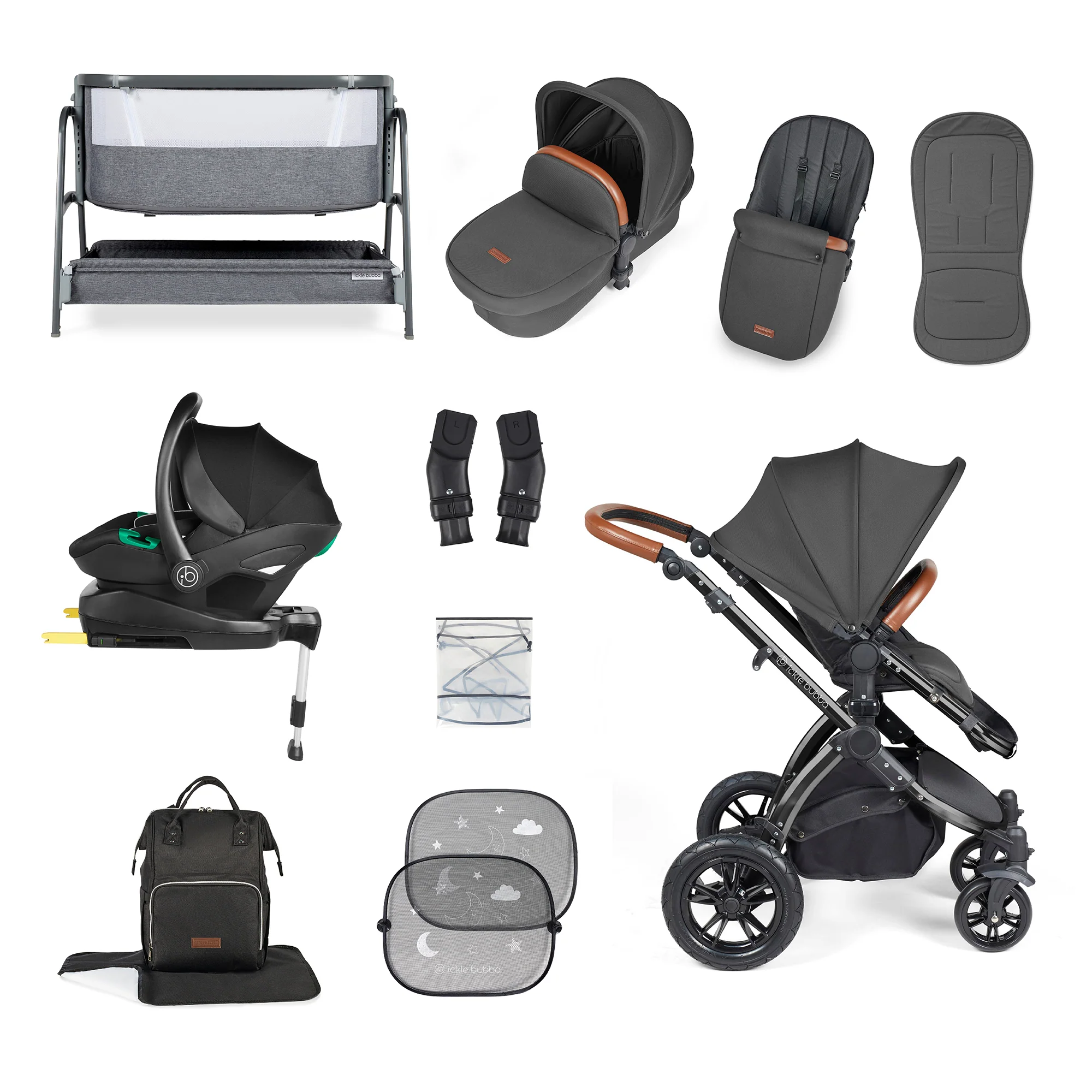 Stomp Luxe I-Size Travel System & Home 14 Piece Bundle - Image 18